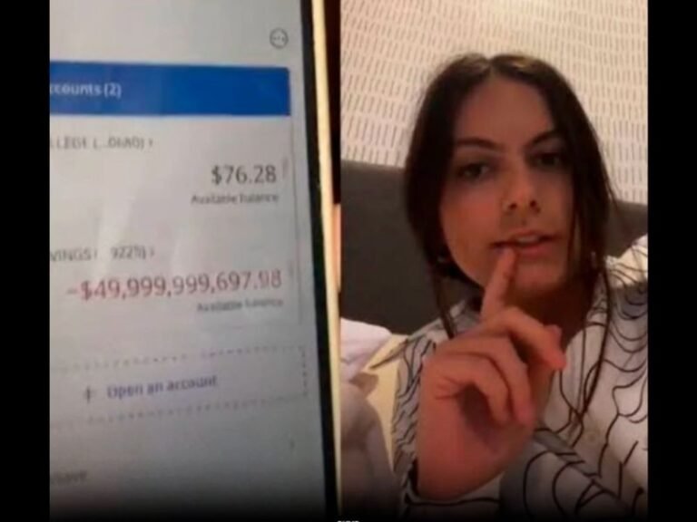 Woman Wakes Up to Find Her Bank Account Showing $50 Billion Debt After Routine Night Out