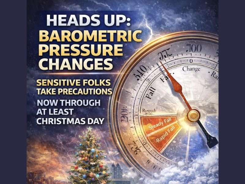 Barometric Pressure Swings Expected To Impact Western Colorado As Storm Energy Shifts Inland