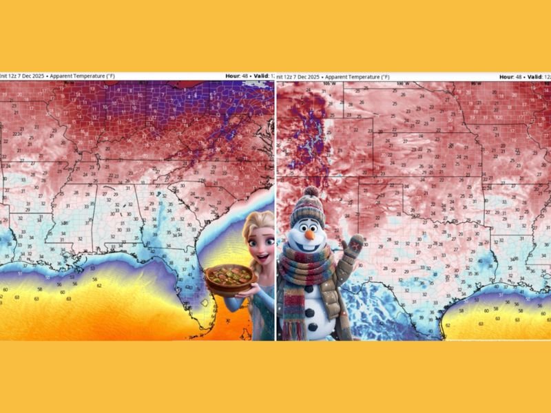 Brutal Early-Morning Wind Chills to Hit the Southeast: Louisiana, Mississippi, Alabama, Georgia, and the Carolinas Brace for Dangerous Cold on Tuesday