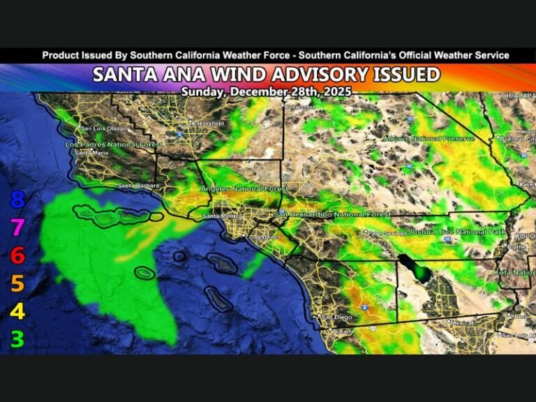California Braces For Moderate Santa Ana Winds As New Storm Pattern And Weakened Tree Roots Raise Safety Concerns