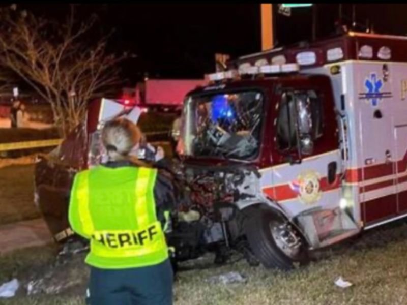 Florida Paramedic and Patient Critically Injured After Ambulance Is Hit by Pickup Truck in Winter Haven, Authorities Report