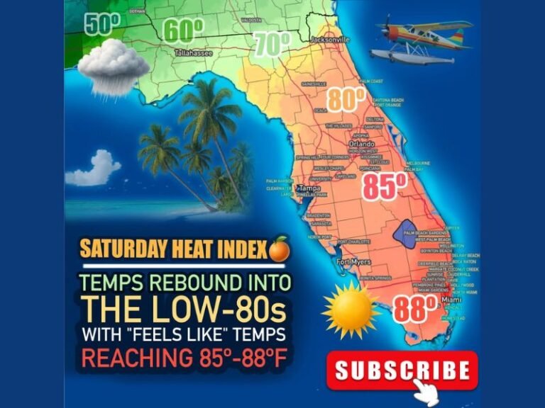 Florida Set for Warm Weekend With Temperatures Rebounding Into the 80s While the Rest of the U.S. Faces Arctic Cold
