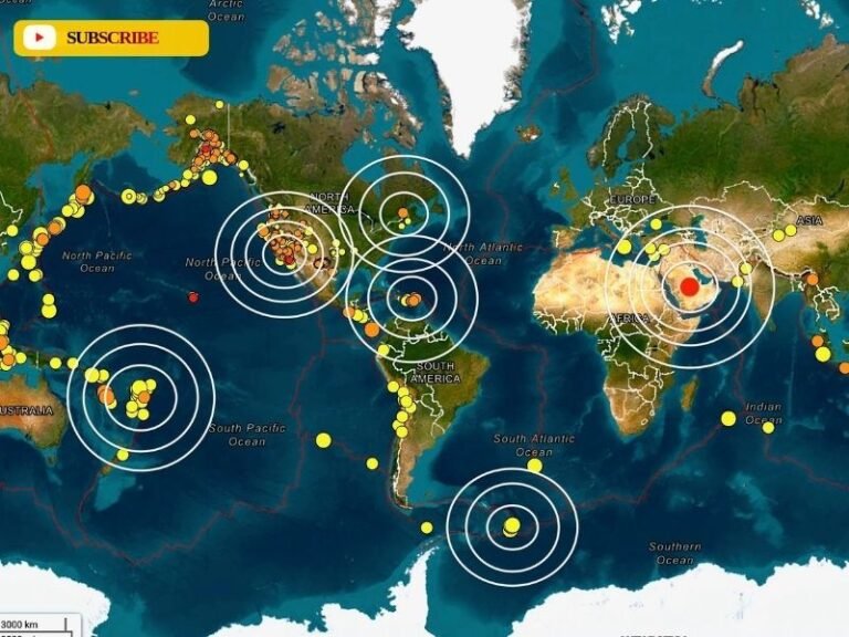 Global Seismic Activity Surges in Unusual Regions as Scientists Warn of Widespread Tectonic Pressure Redistribution