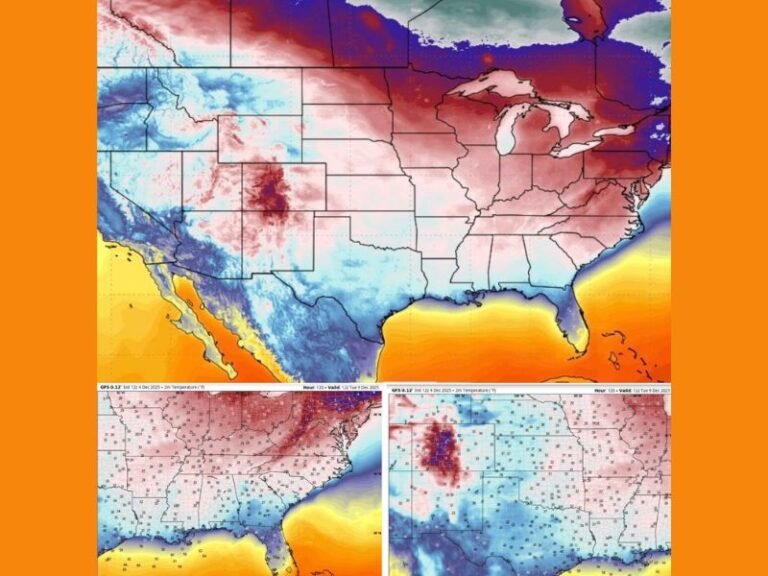 Major Arctic Cold Front Expected to Sweep Across Southern States Next Week — Georgia, Alabama, and Texas Brace for Sudden Temperature Drop