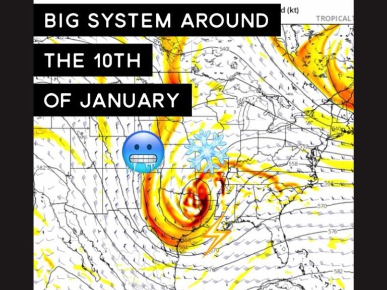 Major U.S. Weather Pattern Shift Expected Around January 10, Forecasters Warn of Possible Winter Storm Development