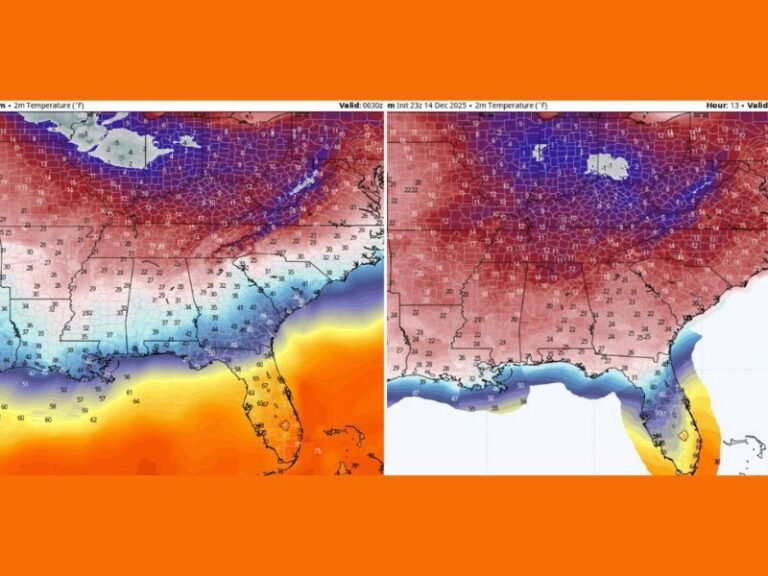 Mississippi, Alabama, Georgia, and Florida Brace for Dangerous Arctic Freeze as Temperatures Drop Into the Teens