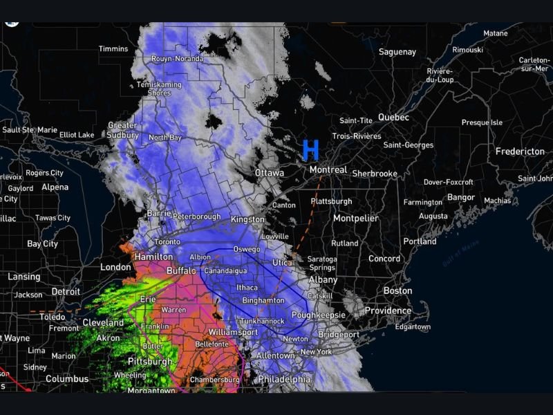 New England Snowstorm Forecast Updated as Central and Southern Regions Now Expect Higher Totals Friday Into Saturday