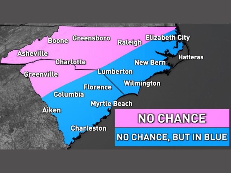 North Carolina and South Carolina Forecast a Snowless Christmas as Warm Temperatures Dominate Holiday Week
