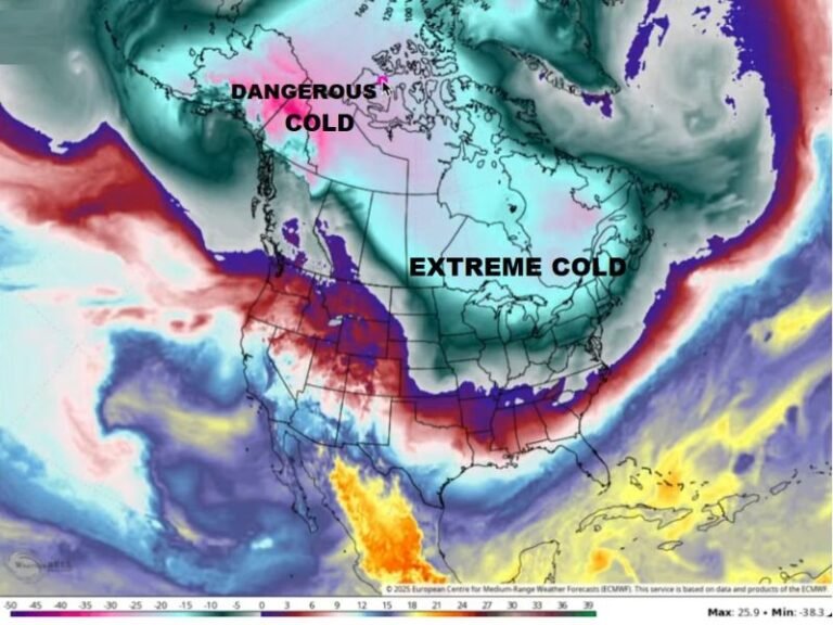 Polar Vortex Disruption to Send Dangerous Arctic Cold Across U.S., Hitting Midwest, Mid-Atlantic, and Northeast