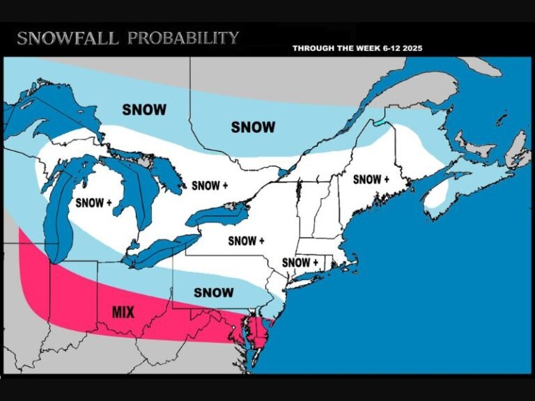 Rapid-Fire Alberta Clippers Set to Sweep Across the Midwest and Northeast With Multiple Rounds of Snow Next Week