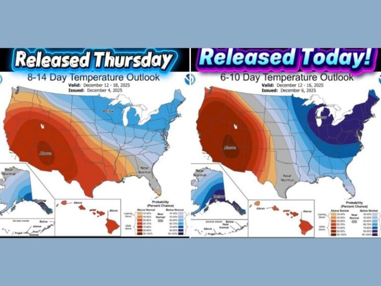 Rapid Temperature Reversal Expected to Send the Eastern U.S. Into a Sharp Cold Pattern as Forecast Shifts for Georgia, the Carolinas, Virginia, and the Northeast