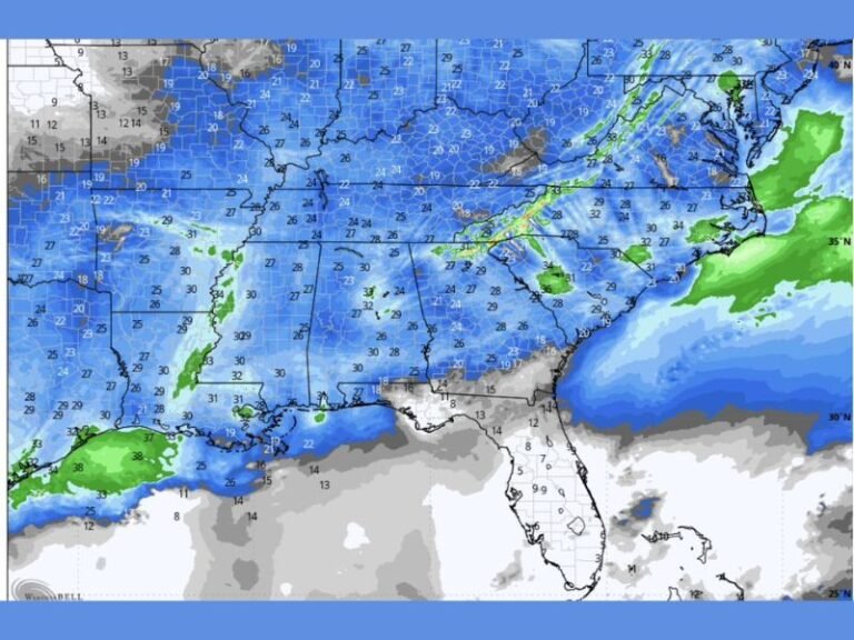 Strong Winds Wreak Havoc Across Alabama, Georgia, and Florida — Toppling Holiday Decorations and Dropping Temperatures