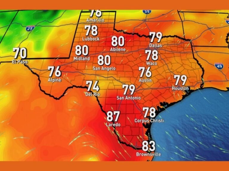 Texas to See Unseasonably Warm Temperatures This Christmas Eve With Highs Near 80 Degrees