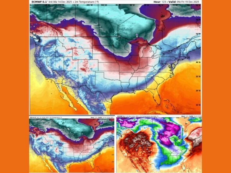 U.S. Braces for Unsettled Pre-Christmas Weather as Multiple Cold Fronts Challenge Forecast Models