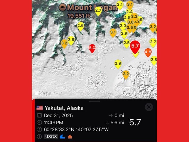 Alaska–Canada Border Records 812 Earthquakes In 30 Days As Activity Tightens Around Mount Logan