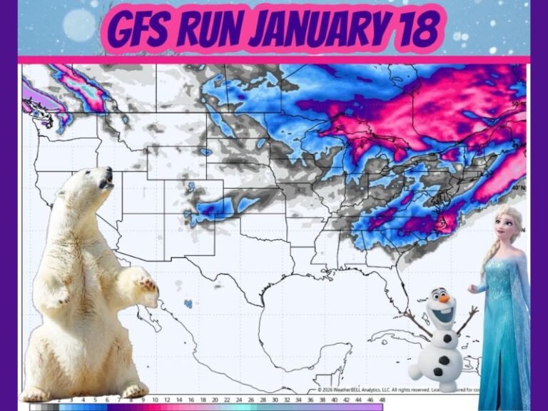 Arctic Air Outbreak Threatens Alabama, Georgia, Tennessee, and the Carolinas as January 18 Forecast Signals Potential Southeast Winter Storm