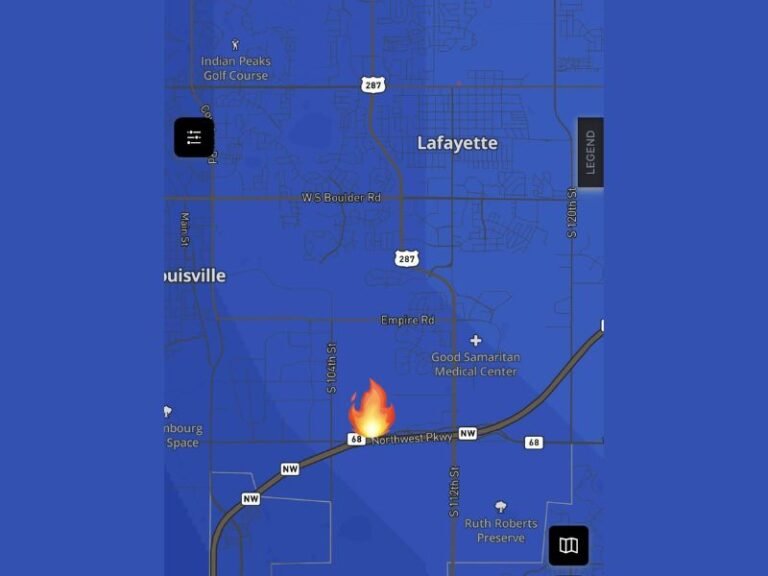 Colorado Wildfire Near Lafayette Triggers Localized Evacuations as 104th Fire Burns Near Good Samaritan Hospital