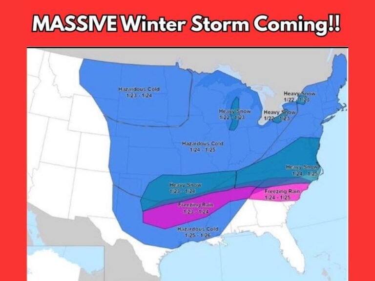 Eastern U.S. Braces for Dangerous Arctic Cold and Expanding Winter Storm Threat from Texas to Virginia