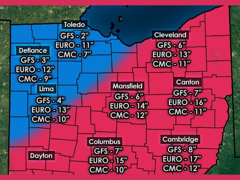 Major Winter Storm Signals Intensify as Models Shift North, Raising Heavy Snow and Ice Threat From the Plains to the Ohio Valley and Appalachians