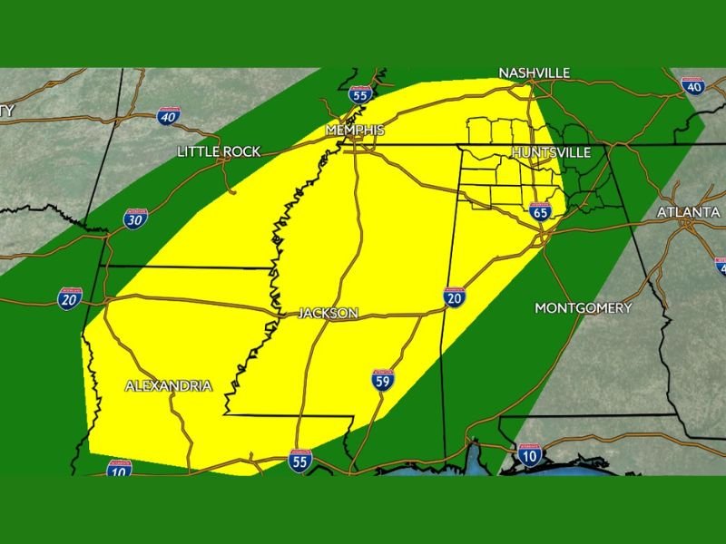 North Alabama Faces Expanded Friday Severe Weather Risk as Storm Prediction Center Broadens Outlook