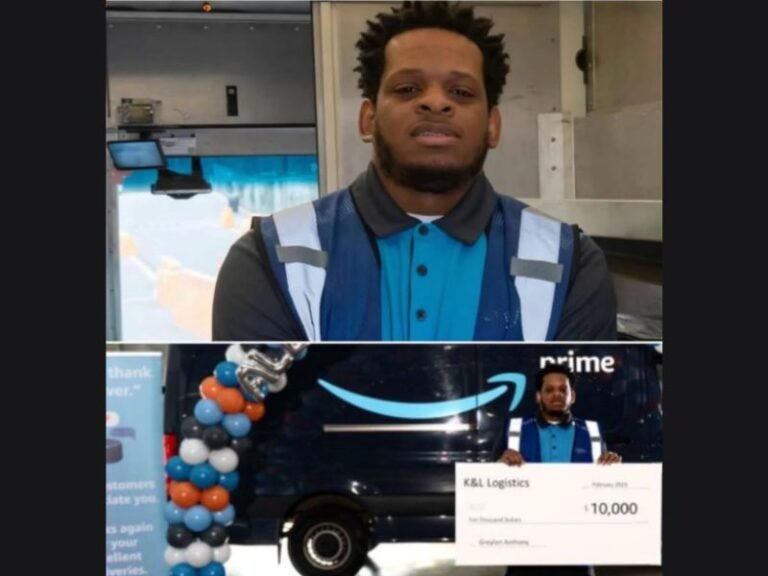 North Carolina Amazon Driver From Charlotte Donates Entire $10,000 Reward to Local Children’s Hospital After Receiving Record Customer Thanks