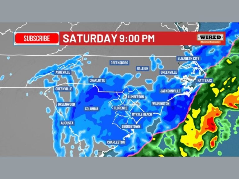 North Carolina and South Carolina Face High-Impact Banded Snowstorm as Heavy Snow Targets Carolinas This Weekend