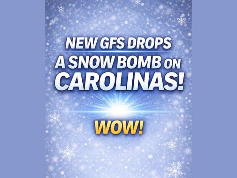 North Carolina and South Carolina Face Uncertain Snow Threat as GFS Model Signals Arctic Air but Forecasters Urge Caution