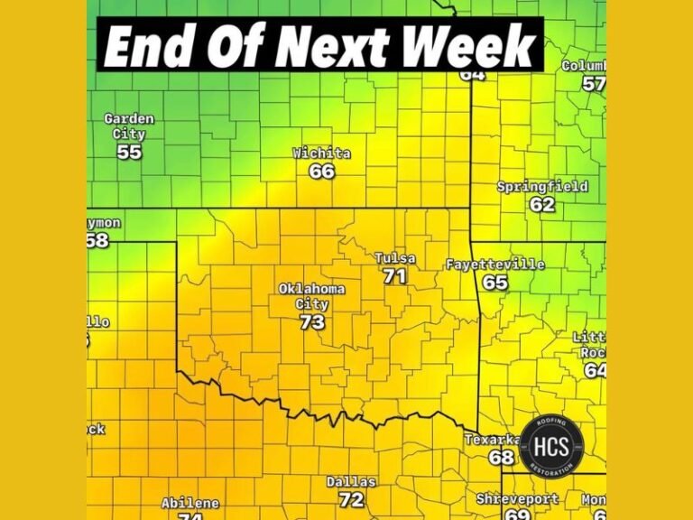 Oklahoma Braces for Sharp Late-Week Warmup as Temperatures Surge Into the 60s and 70s Before Possible Mid-February Arctic Reversal