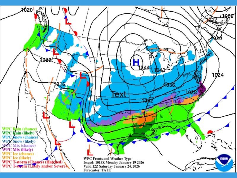 Prolonged Arctic Storm Threat Emerges as Frozen Precipitation Targets the Southeast and Mid-Atlantic Through the Weekend