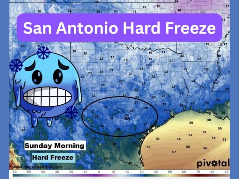 San Antonio Braces for First Hard Freeze of the Season as Arctic Air Drops Temperatures Into the 20s Overnight