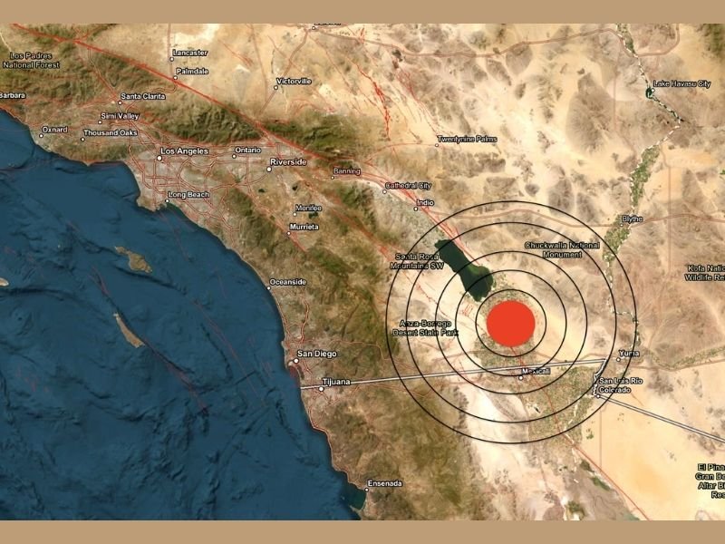 Southern California Rocked by M4.4 Earthquake Near Mexico Border as Swarm of 39+ Aftershocks Continues Early This Morning