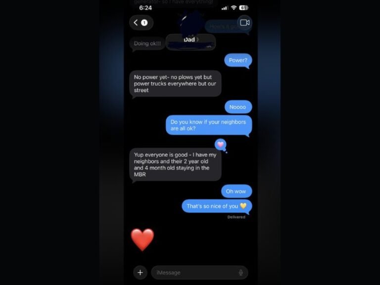 Blizzard Knocks Out Power for 40 Hours, but Father With Generator Opens His Home to Neighbors and Their Young Children