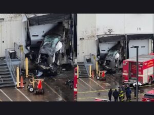 Detroit Crash at Cardinal Health Warehouse Leaves Two Passengers Dead as Police Take Injured Driver Into Custody
