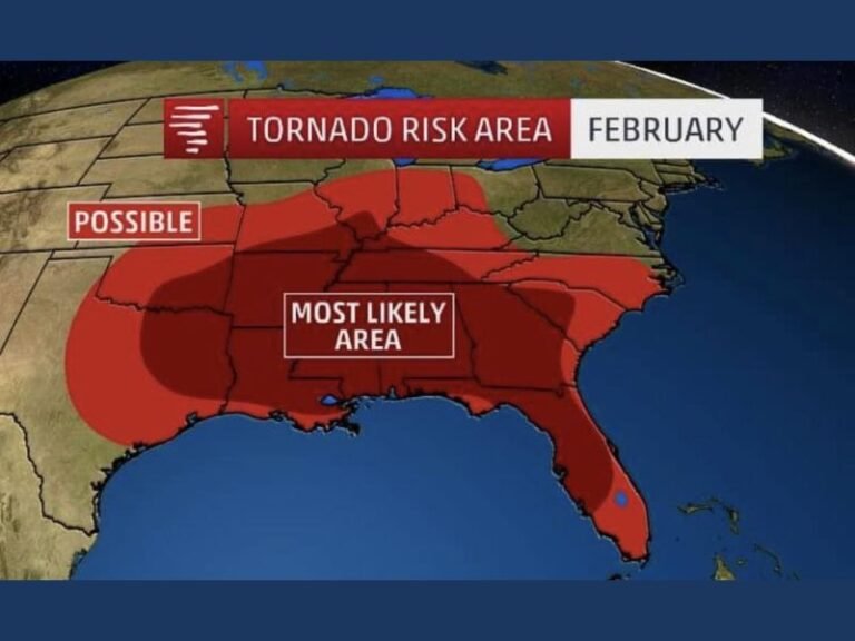 February Signals Early Tornado Season Risk as Dixie Alley Becomes Most Active Region Ahead of Meteorological Spring