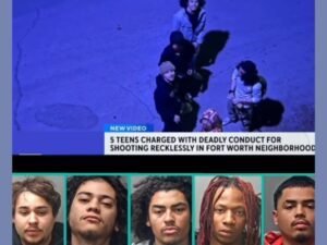 Five North Texas Teens Arrested After Police Say They Fired Toward Occupied Fort Worth Homes, Neighbors Reported Bullets “Passing By Their Heads”