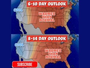 Florida, Georgia, South Carolina, and Much of the U.S. Set for Extended Warmth as Temperatures Trend Above Normal for the Next Two Weeks