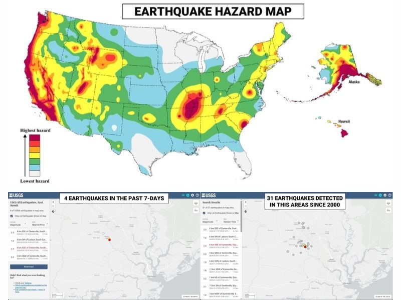 Four Earthquakes Rattle Summerville–Centerville Area in One Week, Renewing Focus on South Carolina’s Seismic Hot Spot