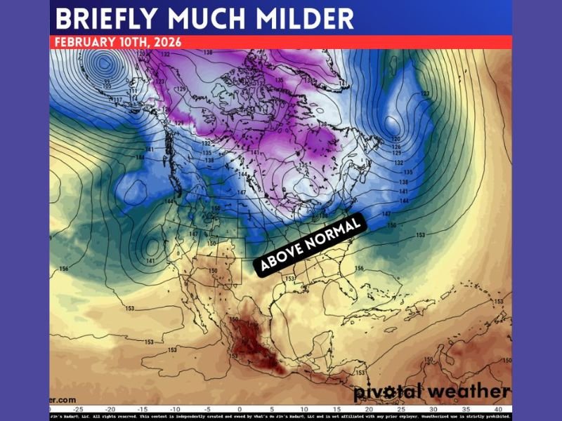 Kentucky Set for Brief February Warmup as Temperatures Push Into the 50s and 60s by Tuesday
