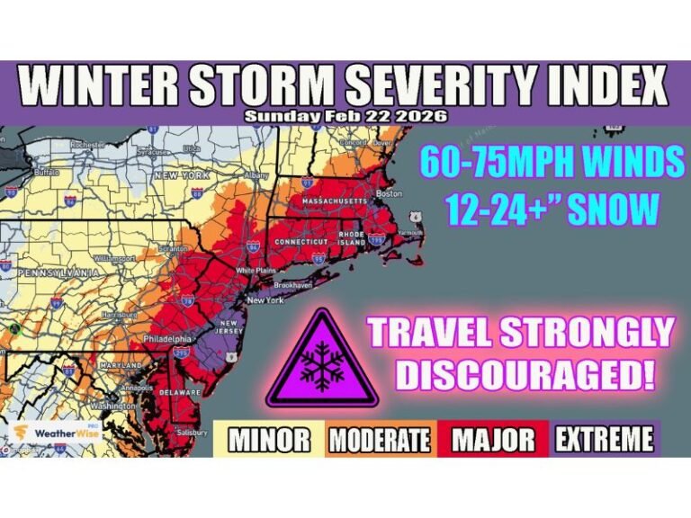 Massachusetts, New York and New Jersey Brace for ‘Extreme’ Winter Storm With 75-MPH Winds and 12–24+ Inches of Snow