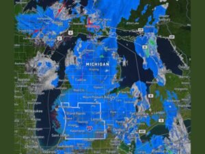 Michigan and Wisconsin Face Re-Slick Roads Tonight as Snow and Freezing Drizzle Fade Near Midnight, With More Snow Expected Friday