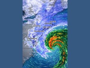 New York, New Jersey, Connecticut, Massachusetts Brace for “Snowicane” Nor’easter as Bomb Cyclone Spins Offshore With Hurricane-Force Gusts