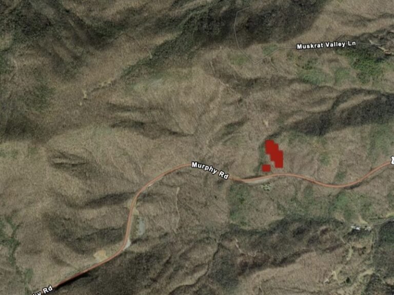 North Carolina Wildfire Breaks Out in Macon County Near Franklin, Burning in Nantahala National Forest Along US 64