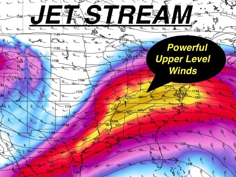 Valentine’s Day Weather Models Raise Concern as Strong Low Pressure and Powerful Jet Stream Signal Potential Southeast Storm Setup