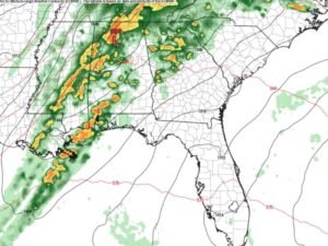 Valentine’s Day Weather Shift Could Bring Strong Storm Line From Texas to Tennessee as Warm, Humid Air Spreads Into Georgia and the Carolinas