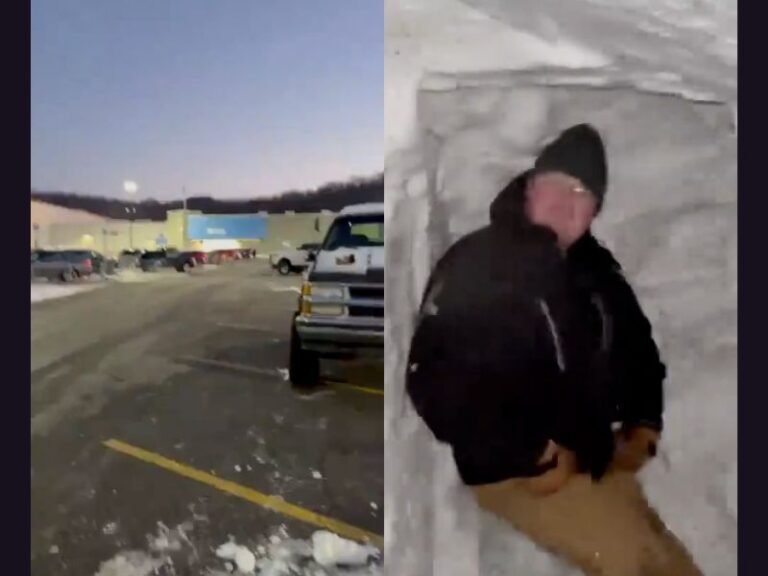 Walmart Parking-Lot Snow Igloo Draws Crowd, Then Employees Tell Group to Leave After Hours of Building