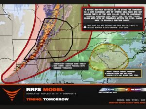 Arkansas, Mississippi, Tennessee and Kentucky Brace for Significant Tornado Threat and 75+ MPH Winds Sunday Evening Through Midnight