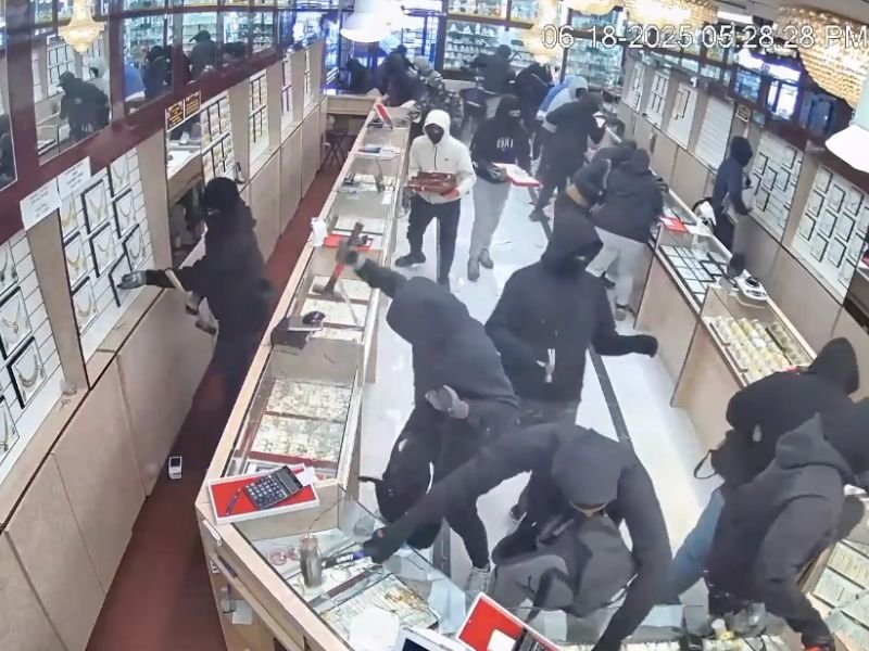 California Jewelry Store Heist in Fremont Captured on Video as Thieves Steal $1.7 Million in Jewelry in About One Minute