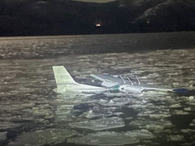 Cessna 172 Crashes Into Hudson River Near New York Stewart International Airport During Emergency Landing Attempt; Pilot and Passenger Survive