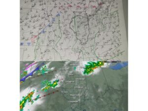 Cold Front Sweeping From Iowa Into Missouri Could Trigger Overnight Storms Across Illinois Between 2 AM and 7 AM Saturday