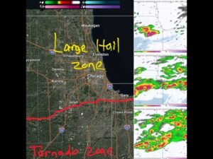 Illinois Severe Weather Timeline: Tornado Risk South of I-80 While Chicago Area Faces Major Large Hail Threat Tuesday Night